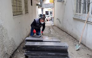Dulkadiroğlu Belediyesi ilçe genelinde bazalt çalışmalarını sürdürüyor