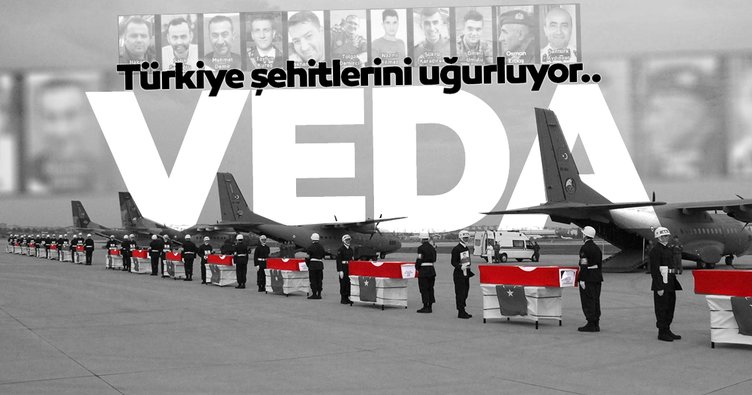 Türkiye Kahramanlarını uğurluyor