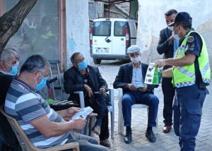 Kahramanmaraş’ta traktör sürücüleri bilgilendirildi