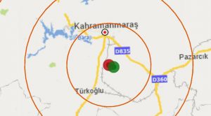 Kahramanmaraş’ta 2.3 şiddetinde deprem 