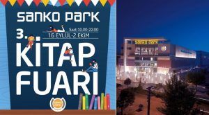 SANKO Park Alışveriş Merkezi 3’üncü Kitap Fuarı Başlıyor