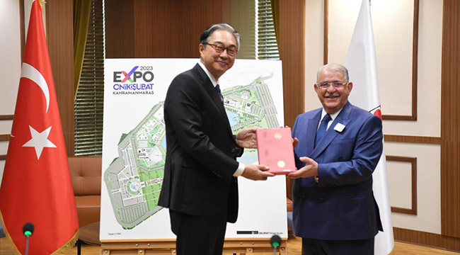 <strong>Güney Kore’nin Türkiye Büyükelçisinden Kahramanmaraş’a EXPO 2023 ziyareti</strong>