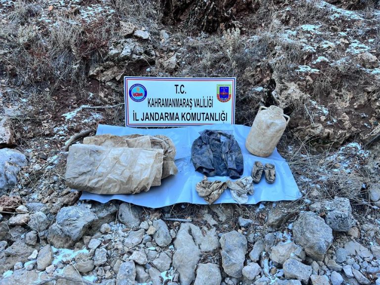 Nurhak’ta PKK’ya ait depo ele geçirildi