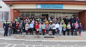 Kahramanmaraş’ta trafik temalı okul koridoru tam not aldı 