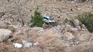 Kahramanmaraş’ta otomobil uçuruma yuvarlandı: 1 ölü biri çocuk 2 yaralı
