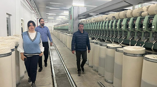 Başkan Okumuş’tan Nazar Tekstil’e Ziyaret