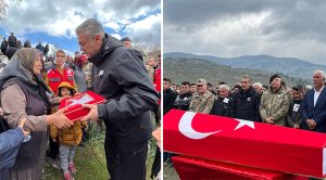 Vali Tuncay Akkoyun, Gazi Ahmet Sarı’nın Cenazesine katıldı