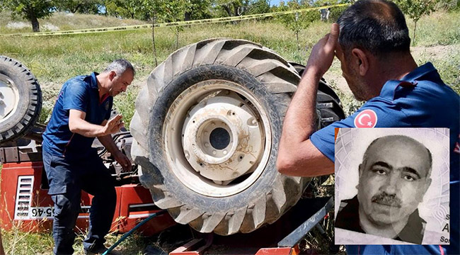 Elbistan’da kendi kullandığı traktörün altında kalan çiftçi öldü