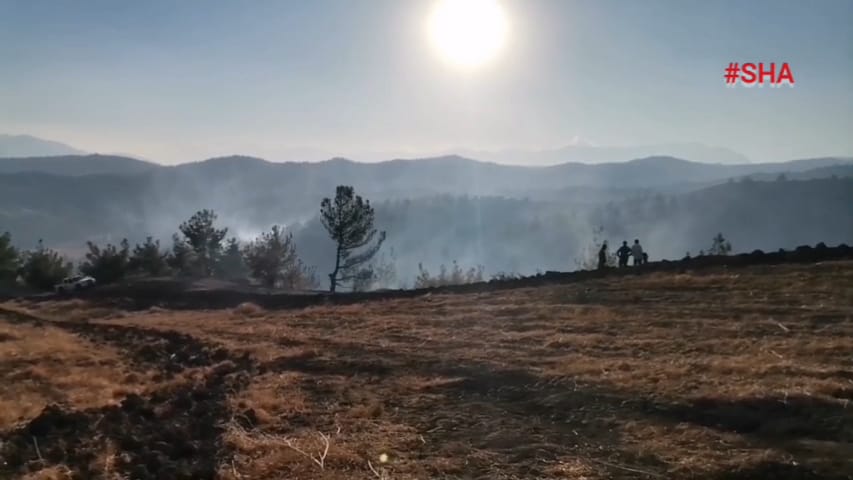 Kahramanmaraş’ta 100 dönümlük ormanlık alan yanarak kül oldu